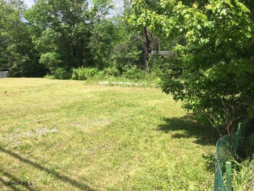 Nice building lot with public water and sewer on S. Eagle Valley Road just outside of Tyrone and just a short drive to State College.