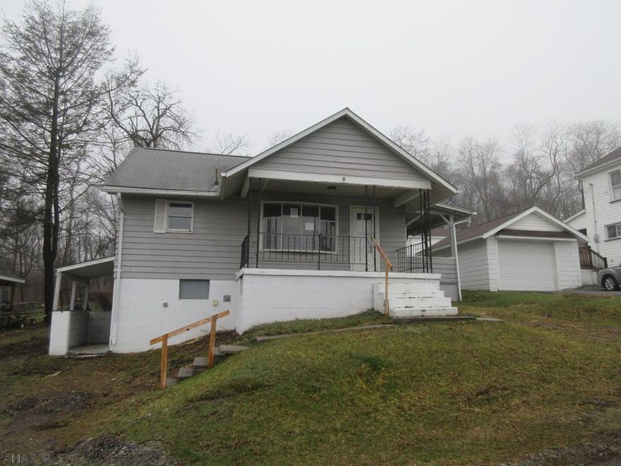 Altoona 1 story home in great area! Large living room, eat-in kitchen, 3 nice sized bedrooms. Basement could easily be finished with brick fireplace and some wall studs in place. Needs some work, but real potential here. Property sold AS-IS. Seller will make no repairs. Offers must be submitted through HUD approved broker. Buyer pays both transfer taxes. Equal Housing Opportunity.