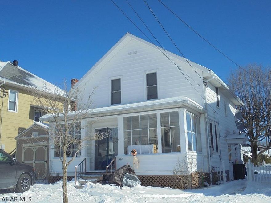 2 story 3 BR aluminum sided home. Newer wiring, plumbing and furnace.