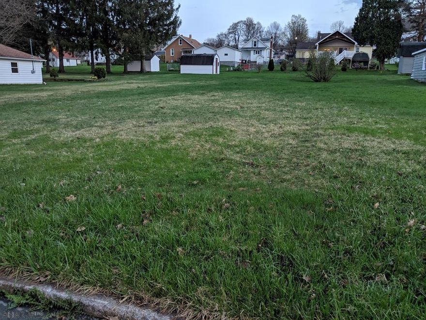 Lot for sale on Myers Street, Ebensburg in Mylo park.  (0.34 acres)  Public Water and Sewer Available. Cambria Township, Central Cambria School District. Level and mowed.