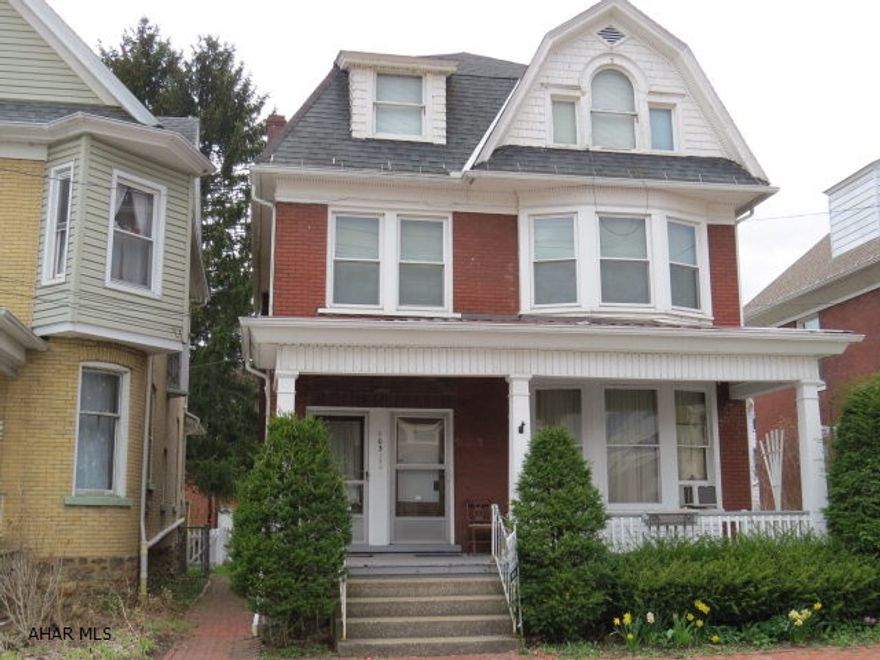 This is a must see three unit apartment building located close to the downtown of Tyrone.  Each unit has hardwood floors thru-out.  There has always been excellent rental history.  There is off street parking in front of units along with carport around back.  Garage around back can be rented out as well.  Units 1 and 2 have access to basement from their unit.  Current tenants are still in lease and the only time it has been vacant is when one tenant was moving out and another moving in.