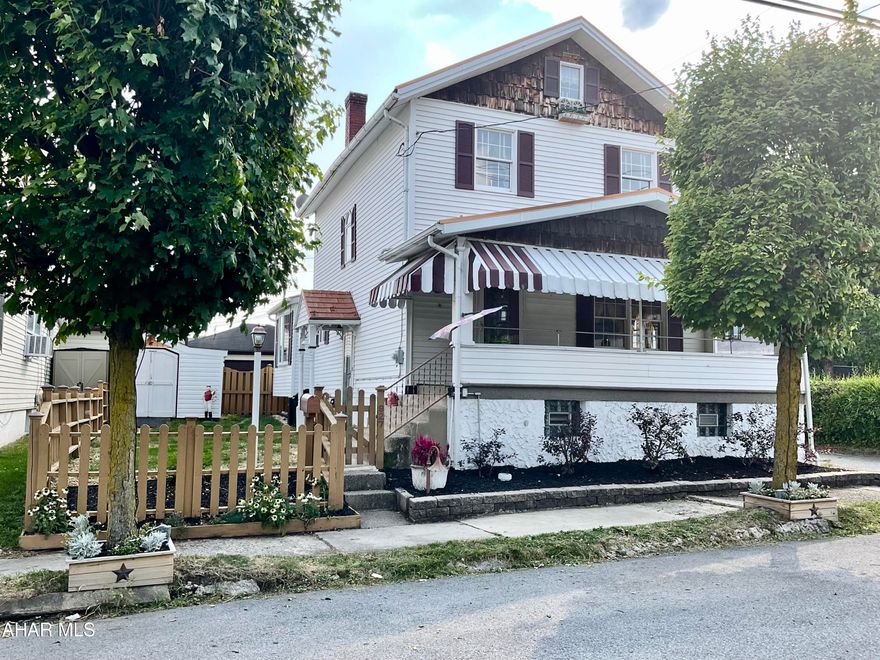 ***CRAZY PRICE IMPROVEMENT!!***Lovely well maintained home. Move in condition. Central A/C. Laundry on the first floor, 3 Bedroom, 2 Bath, Breakfast Room off Kitchen, Formal Dining Rm, Spacious Living Rm. Natural Woodwork. Covered Front Porch. Low maintenance yard with Shed. Newer Copper Metal Roof with Warranty, Newer Furnace and HW Heater. Many charming extras. Don't wait to schedule your Tour of this charming home.