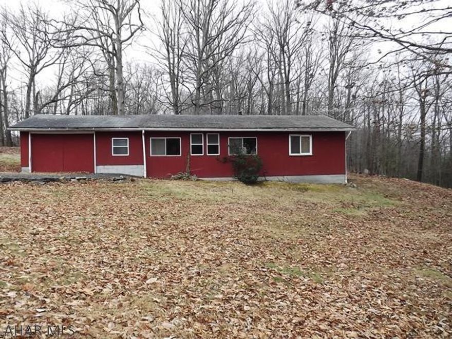 Lovely getaway on almost 5 acres, near a stocked stream and Maryland border. Much tranquility and nice acreage.