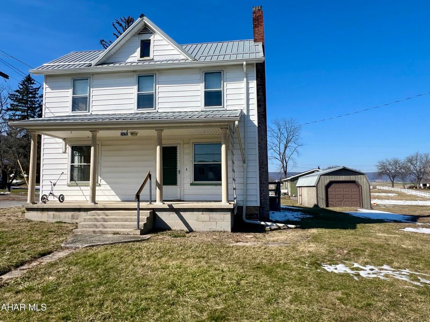 3 bedroom, 2 bath home in need of TLC. With some work, this would make a great home or rental. The main floor offers a large kitchen, dining room, living room, laundry hookups, and 3/4 bath. The second floor offers three bedrooms and a full bath. Outside, you will find a covered front porch and a large shed. The home has a newer metal roof, electrical box, and oil furnace. Being sold 'AS-IS' and the Seller will make no repairs. Cash, rehab loan, or commercial financing offers only.