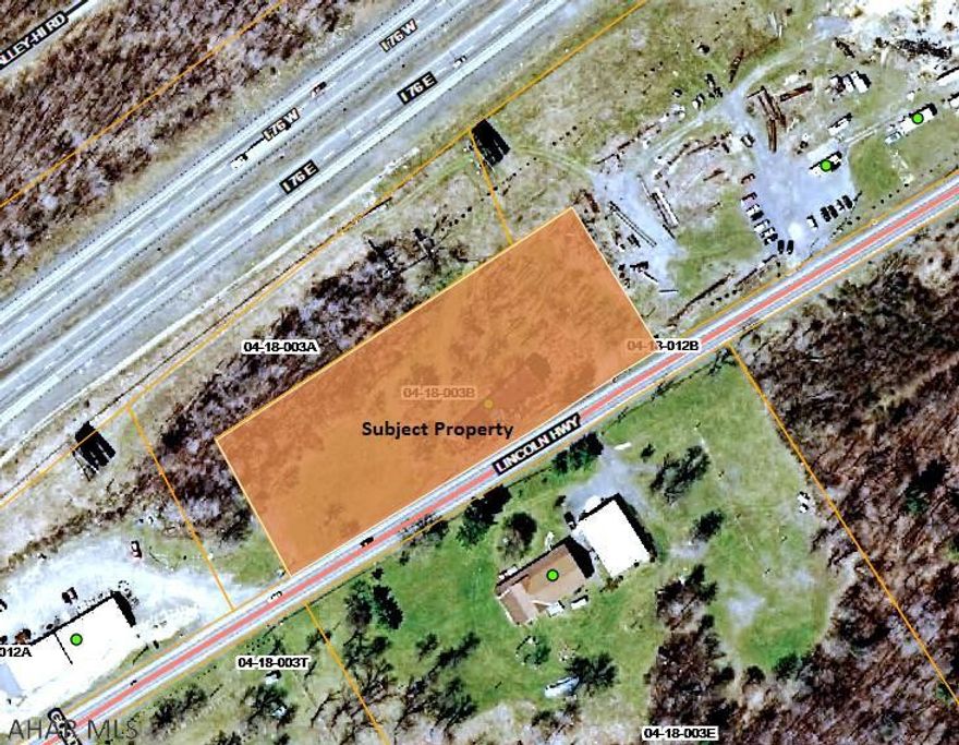 3 Acre lot located along Route 30 near I-70. Old building on property needs torn down, do not go inside! Seller is a Licensed Realtor.