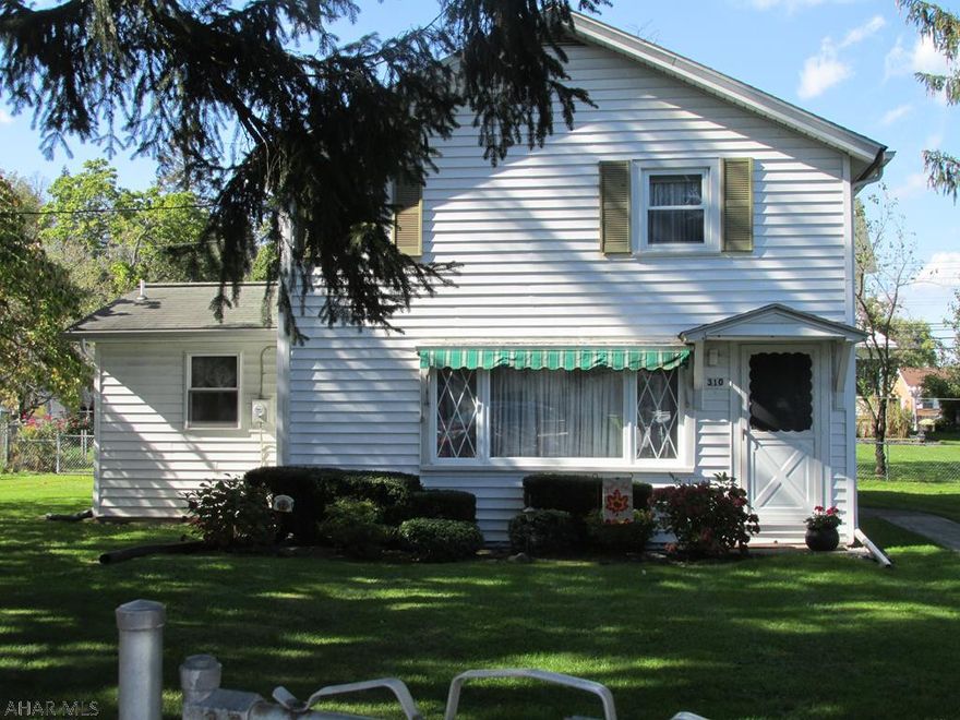 Lovely remodeled 2 story in Gaysport section of Hollidaysburg.  Large level fenced yard, mature trees, 1 car detached garage.  Main Floor: LD, DR. Kit, FBA, Laundry, covered rear porch/patio area, shed.  2nd Floor: Full Bath, BR1, BR2, MBR.  Awnings for windows and rear porch.  Move in condition - Sold AS-IS.