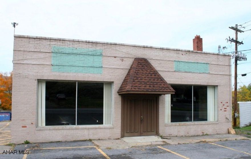 Multi purpose facility, can be used as 2 separate units, 1st and 2nd floor. Separate heat/ac and electric. 1st floor 54x38 w/10 ft ceiling. Rooms include 14x36 room, 12x15 office, 12x12 room, 12x21 room, 1 stall men's room 1 sink, 3 stall 3 sink ladies room. 2-100 amp elect box, natural gas heat and central air.  Basement 38x24 and 13x15. Rooms include 11x23 w/outside entrance, 10x12, 10x12 and23x9 hallway w/outside exit door. 2 commode stalls and 3 showers. Oil furnace, central air, 100 amp electric. 1 hot water heater in basement and 1 on main floor.