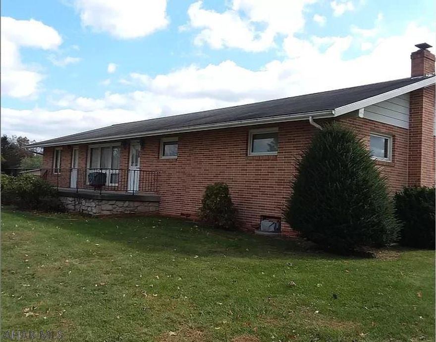 FOR SALE!!! Nice brick ranch situated on a .852 acre lot, in a nice quiet neighborhood. Lots of space for backyard entertaining. Heated attached 2 car garage. 4 bedroom with an office that could also be turned into a bedroom. Large eat-in kitchen, with very spacious dining room that flows into a large living area with plenty of light. New oil furnace. Nice large laundry room in basement with its own laundry shoot from upstairs. Finished basement with wood stove. 2 flues. Lots of storage upstairs and down. 200 amp service, new oil forced air furnace.