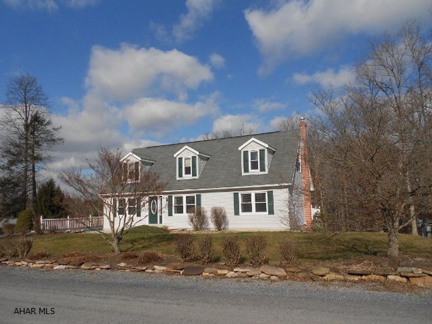 Life will be wonderful in this vinyl cape cod. Master bath and bedroom on first floor. 2nd bedroom or office with full bath. Main level laundry. Oak kitchen with abundant storage and center island that is warm and cozy. Upstairs features 2 bedrooms and 3rd bonus room with 3/4 bath. Full finished basement with inviting family room, beautiful gas stone fireplace and 3/4 bath. Natural gas heat and central air. Large rear deck and plenty of parking. See disclosure sheet for full list of improvements done by seller.