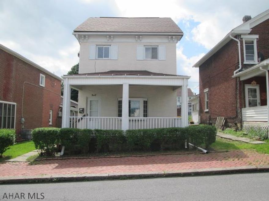 Great home for a first time buyer! Newer kitchen cabinets. Convenient first floor laundry. Laminate flooring through the first floor. Large bedrooms with plenty of closet space. Attic could be an additional bedroom. New roof installed in 2014. Plenty of yard area for the kids to enjoy. Shed and off-street parking. Would make a good investment property.