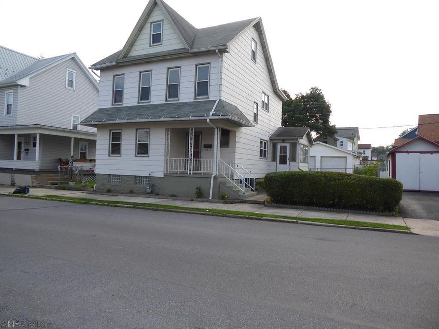 A great double lot home in Altoona.  Hardwood floors throughout, new windows, updated furnace/Ac unit, updated hot water tank.  This well maintained 3 bedroom home includes a 2nd floor master bedroom with a dressing room and private bath, 2 additional bedrooms and bonus room upstairs that can be an office, den, or nursery.  The first floor has a large living room/family room with an additional dining room.  First floor has a full bath with the ability to have a first floor bedroom with minimal adjustments.   Comes with a home warranty.