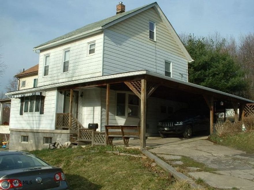 Very Cute 2 bedroom home with heated finished attic for 3rd bedroom, 1.5 bath and first floor laundry. Fabulous outdoor entering area, carport, 100 x 120 lot with mechanics garage and zoned neighborhood business. Garage has 2 mechanic bays and one extra large truck bay. Garage has office area and heat. Home open and spacious, updated, well maintained. All appliances included. Great opportunity to operate a garage based business next to home.