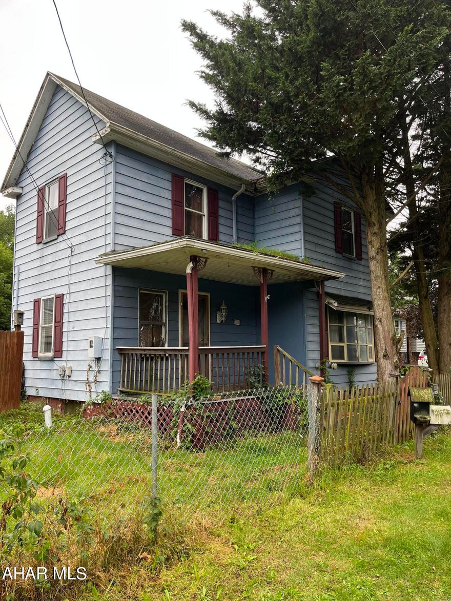 This could be an ideal location to flip or raze to rebuild. So buyer would have options. Located in the township and quiet. Flat fenced lot.