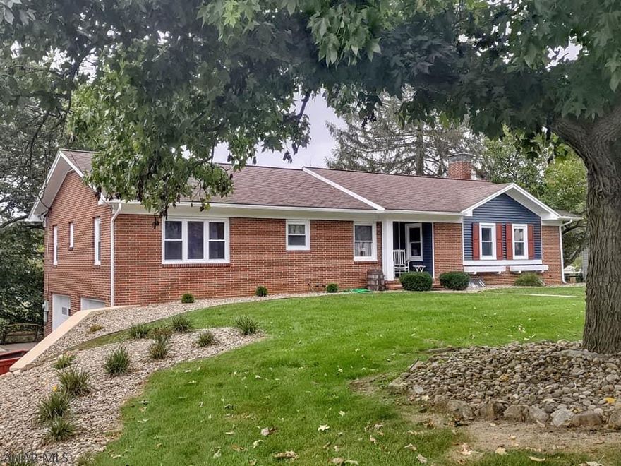 :  Lovely 4/5 bedroom 2 BA brick ranch in highly desired Meadowbrook.  Move in ready with many updates.  Spacious layout.  Finished basement. Office/den,  family room, 2 car garage with work area. Several bonus rooms for extra bedroom, game room or whatever your needs may be. Lots of storage and closets.   Stunning  lot with a great view of the Shober's stream.   A short walk to downtown Bedford and the Bedford HS and Middle School.  This is a must see home!