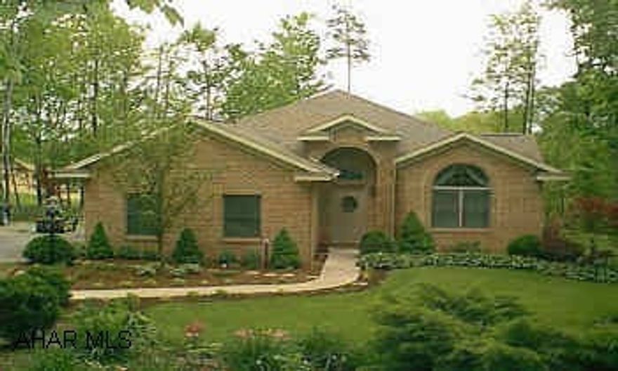 One floor living on 2.7 Ac-3 BR, 2 BA, LR/DR area, Custom Kit/Breakfast area, FR/Fireplace, 2/c Gar, Cen Air & Vac, storage above hall and garage/ pull- down steps, Deck, Gazebo, Pond, and Shop. 10' ceilings throughout. COUNTRY ELEGANCE - Open bright, one floor living on 2.7 ac.  3BR, 2BA, LR/DR area, Custom Kitchen/Breakfast area, Appliances, FR/Fireplace, 2/c gar, Cen.Air & Vac, 3 tier Deck, Gazebo, Pond, Shop, Tyrone Twp, near Country Club, ample storage above hall and garage/pull-down steps, 10' ceilings throughout.