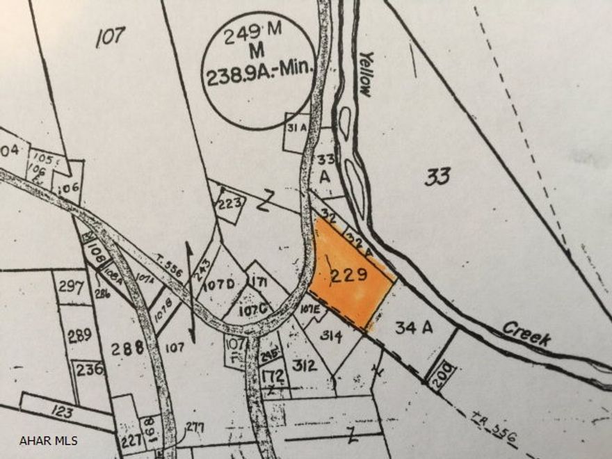 This is a great building site, public sewage access, the lot is level with trees bordering two sides to ensure privacy, plenty of road frontage to develop a easy driveway entrance from the main hardtop road. One Mile from Yellow Creek Fly project and public trout stream. Only minutes from small local convience stores and resturants. THIS WILL NOT LAST LONG!