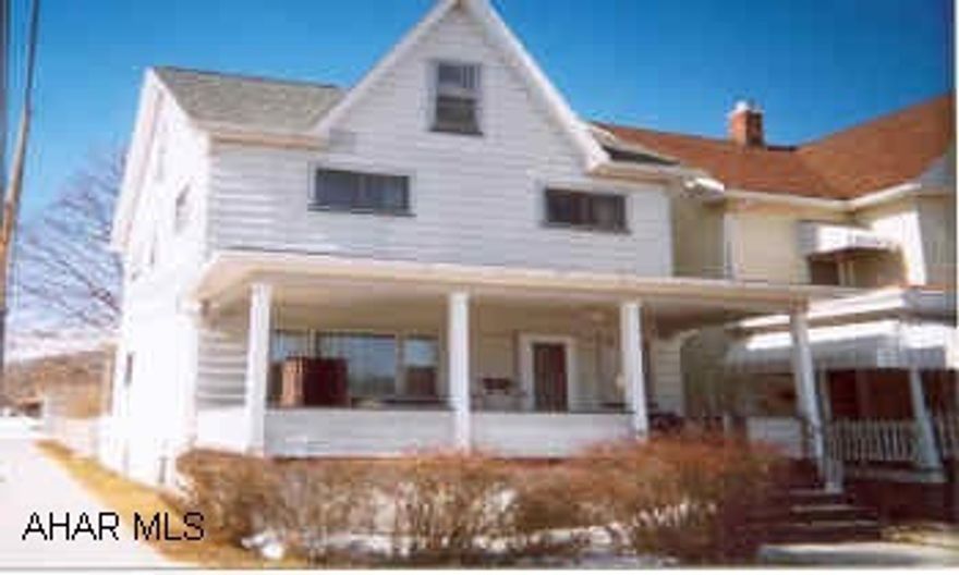 Includes stove, refrig, washer & dryer, freezer.  New roof 2001.  Corner fenced yard. Corner 3+BR, windows replaced.  New roof 2001.  Bonus room on 2nd floor.