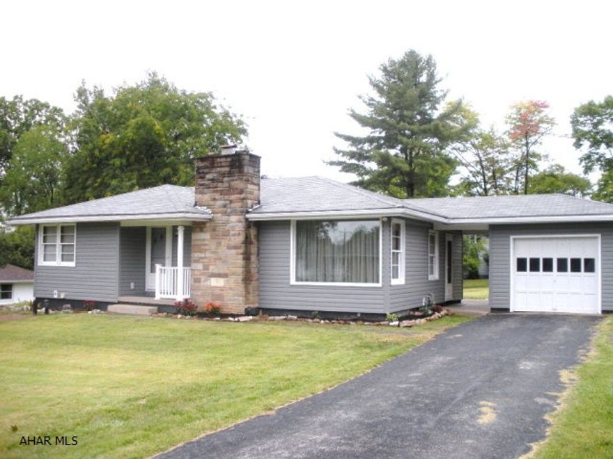 1 story living with updated interior, maintenance free vinyl exterior. This home has 2 main floor bedrooms with hardwood floors and nice closets, brand new full bath with tub shower, updated kitchen with new stainless appliances and counter tops and a new pass through breakfast bar, new recessed lights have been added, electric upgrades have been made. The living room has refinished hardwood floors and a limestone fireplace and is open to the dining area with built in cupboards. The full basement is unfinished but has a bonus room that could be a bedroom, there is a new 3/4 bath and laundry hook ups also.