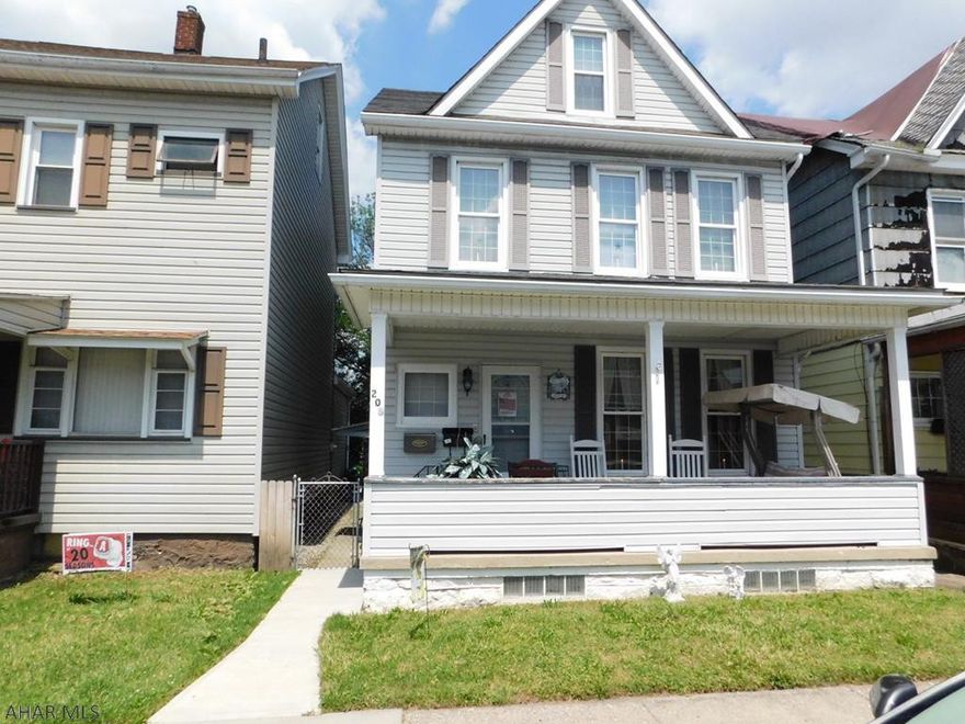 Clean Clean Clean!  Good bones and move in ready.  Updated and spacious.  This home offers an add'l rear lot that makes a very nice large private yard and an oversized 1 car det garage.  Rear partially covered deck updated kit and baths, replacement windows and more!  Basement is partially finished as well.  So much space!!  Mini split AC in LR.