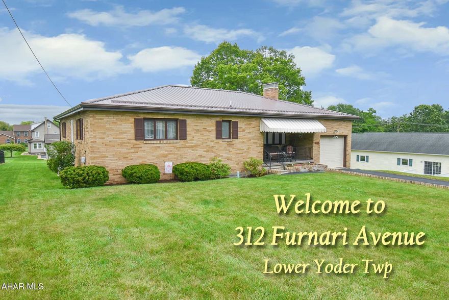Pristine 2 bedroom brick ranch in Lower Yoder Twp is looking for a new owner. Extra large yard. Sunroom. Split-system air. Tons of storage. Hardwood floors. You'll feel at home as soon as you walk in. ALL OFFERS ARE DUE BY 8 pm MONDAY JUNE 23rd.