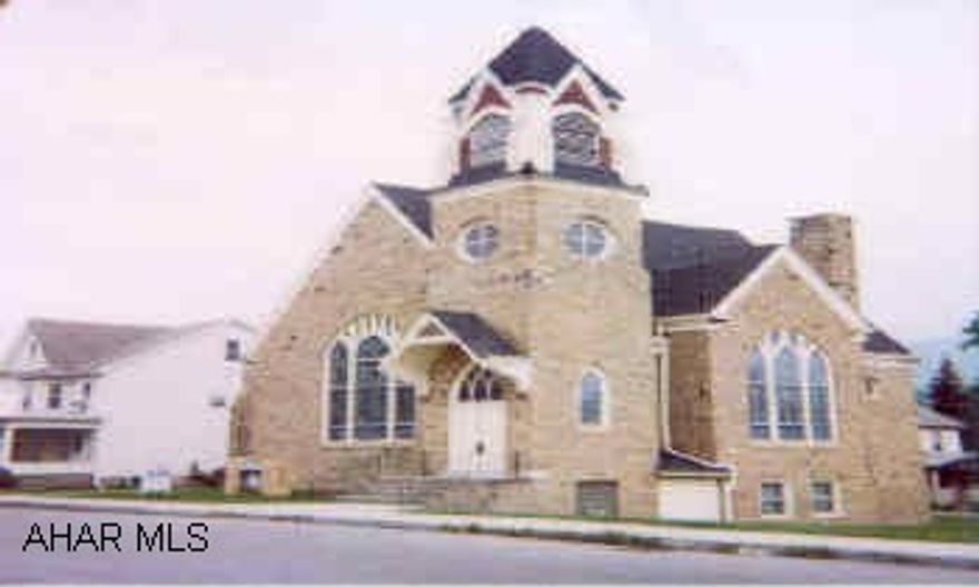 ALL STONE CHURCH IN EAST END.  SEATING FOR APPROX. 150.  SALE INCLUDES ORGAN, PIANO, KITCHEN APPLIANCES AND YOUTHROOM CHAIRS AND TABLES.