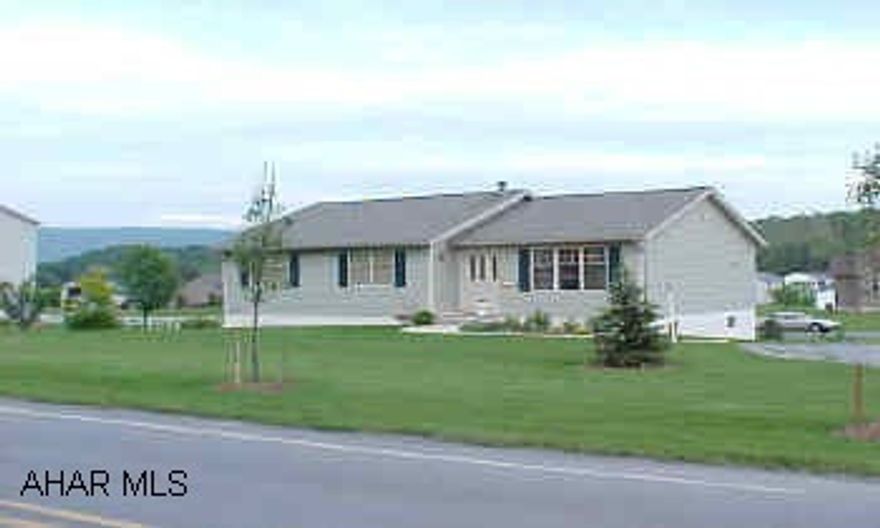 Puzzletown Road on Left Mint Condition!! Beautiful 1Story Ranch 3yr.old Level Manicured lot 107x150 oak kitchen, central air, 2 car garage.  City water coming through-$1000.00 to tap on (6 months to pay)- central air has heat pump