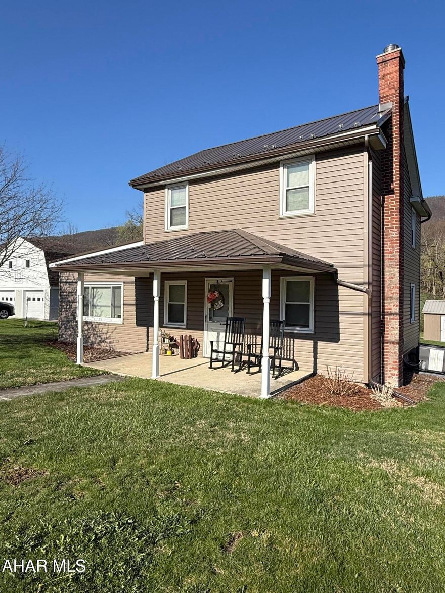 Welcome to 2391 Raystown Road! Situated in the NBC area school district, this gem offers 4 spacious bedrooms, 2 full baths, and expansive living areas perfect for entertaining. The first floor features easy living with a bedroom and full bath, along with a large living room, dining room, and kitchen. Upstairs, you'll find 3 more bedrooms and another full bath. Enjoy relaxing on the covered deck, overlooking just over an acre of land with a flat backyard ideal for springtime fun. There's a shed with electricity, a 2-car garage with abundant storage including an upstairs, and plenty of space to plant your garden or host picnics in you lawn.  Lots of updates including new roof, siding, gutters, porch, freshly painted and much more! This is truly a must-see that could be your new HOME SWEET HOME!