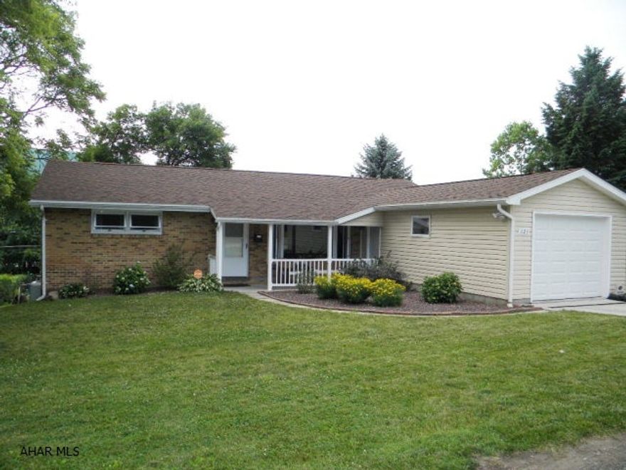 one story conveniently located in Altoona. 3 bedrooms, 3 baths. Master bedroom and bath have been added and offers tile master bath bath with corner shower and separate corner tub. basement is walk out and finished. Family room has wet bar and fireplace. also a 3/4 bath ...a play room for the kids too...or an office......This home is ready to move into today..immaculate...don't miss it.House is electric and the budget is $202.00 per month