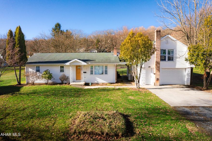 Perfect opportunity to live in your home and rent out the apartment, let someone else pay the mortgage! This rancher has so many bonuses to offer your will want to not miss the opportunity to own it. Lets start outside with the fenced in level yard perfect for your fur-babies. Cook up some fabulous meals in the large updated kitchen with eat-in dining area. 3BD 1BA with a full basement will be just enough room. The detached garage apartment will help supplement or make a great in-law suite! 2 BD 1.5 BA, laundry, full sized kitchen comes with separate utilities and a heat pump that also has central air.