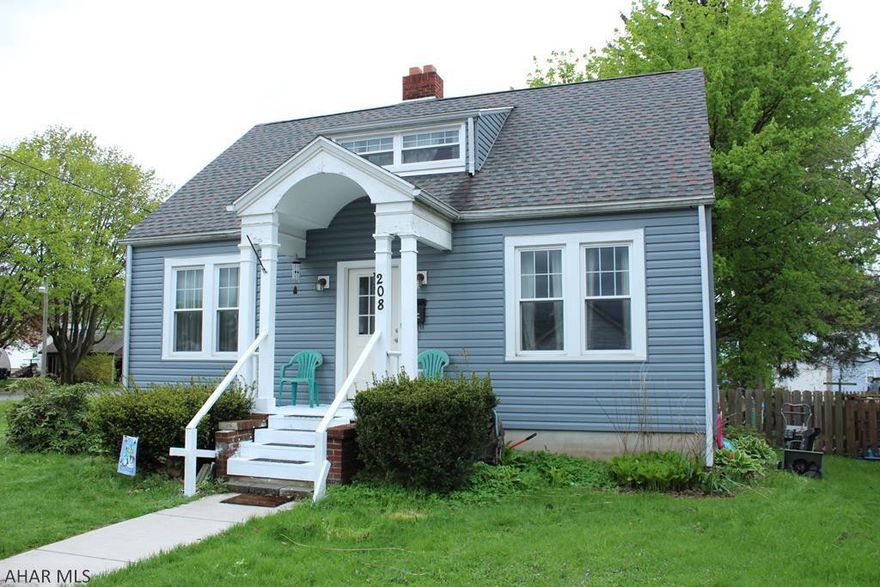 Recently updated home on a quiet lot in the Martinsburg Borough. This four-bedroom Cape Cod has had vinyl siding, thermopane windows, a sidewalk and a roof put on within the last few years. Hardwood floors throughout the home. Completely fenced in backyard. Call today for your own private showing. You do not want to miss this one!