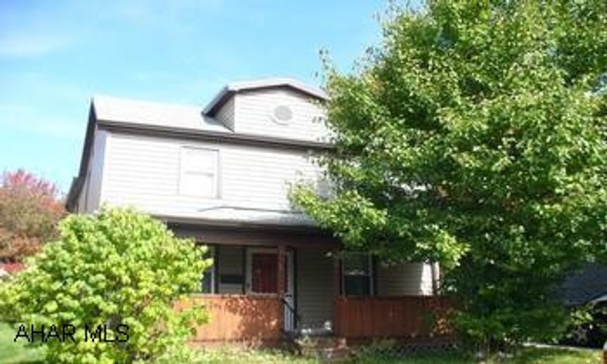 2 story, large lot 43x253, 2 bedroom, dining room, hardwood floors, shed.  Sale may need to be approved by the bank