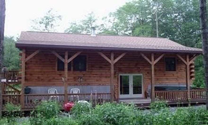 Lovely Log home. A "must see" Septic small flow stream septic treatment plantshowing restrictions
