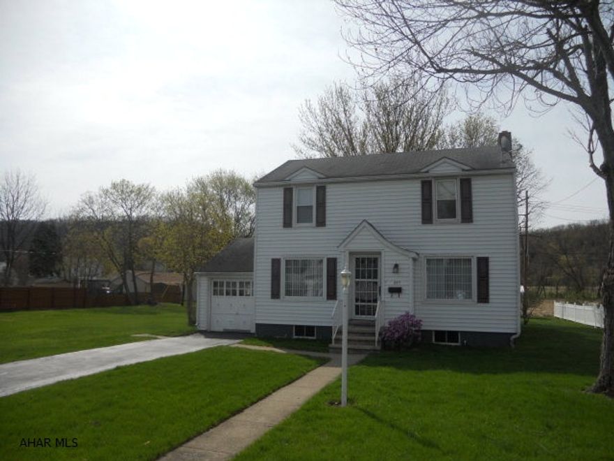 This home offers a perfect location right in the heart of Hollidaysburg!  Not only will you find yourself in a nice, quiet neighborhood, but this ‘move-in' ready house is conveniently located near downtown Hollidaysburg and Canal Basin Park.  Sitting on a flat, double lot, this home has a large yard with a spacious back deck that is covered for you to enjoy in rain or shine.   The beautiful hardwood floors span the first floor and the rooms have plenty of windows for natural light.  There are 3 bedrooms, 2 full baths and a gas fireplace.  The icing on the cake is the new high efficiency gas furnace in the home which will create big savings on heating bills.