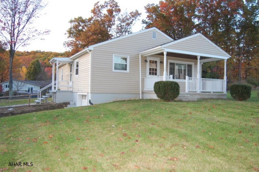 Immaculate, Immaculate!! Nice one story house that sits on a half acre lot in a desirable area of Hollidaysburg.  3 bedrooms, large new kitchen with eat-in area.  New Appliances.  Beautiful hardwood floors throughout entire 1st floor (just newly refinished).  Gas fireplace in the family room.    Large windows allow natural light into the entire house.  Recently renovated bathroom.  Private large flat yard.  Hot water heat with top of the line high efficiency heating system.  Radon system installed. Too many features to list.  Nothing needed, just move right in.  Schedule today for a private showing.