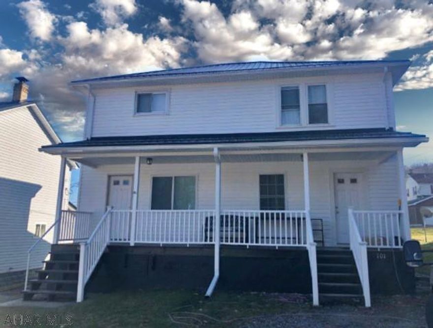 Forest Hills Schools... Great opportunity awaits you in this updated double home with separate utilities & a 2-car detached garage. Can be an investment property or live in 1 side and rent the other out to pay your mortgage. 1012 side was beautifully renovated top to bottom. 1014 side is also nice with many updates! 1012 has a LR room open to the eat-in kitchen. 1st flr. BA, 2 BR's on the 2nd flr. with a Jack & Jill BA. 3rd BA in the BL. 1014 side has a LR, eat-in kitchen & a BA. 2 BR's on the 2nd flr. & a 2nd BA in the BL. Many updates!! New metal roof, windows, doors, siding, soffit, fascia, gutters, BA's, kitchen & more! All appliances included. Low Taxes! Must see the inside of this home!!