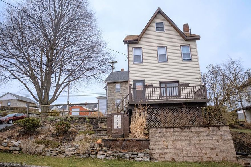 Charming Altoona home with 3 bedrooms and 1 full bath. First floor laundry for your convenience. Off street parking and low maintenance yard. Great front deck with a beautiful view! Virtual tour available. Contact listing agent for a showing today!