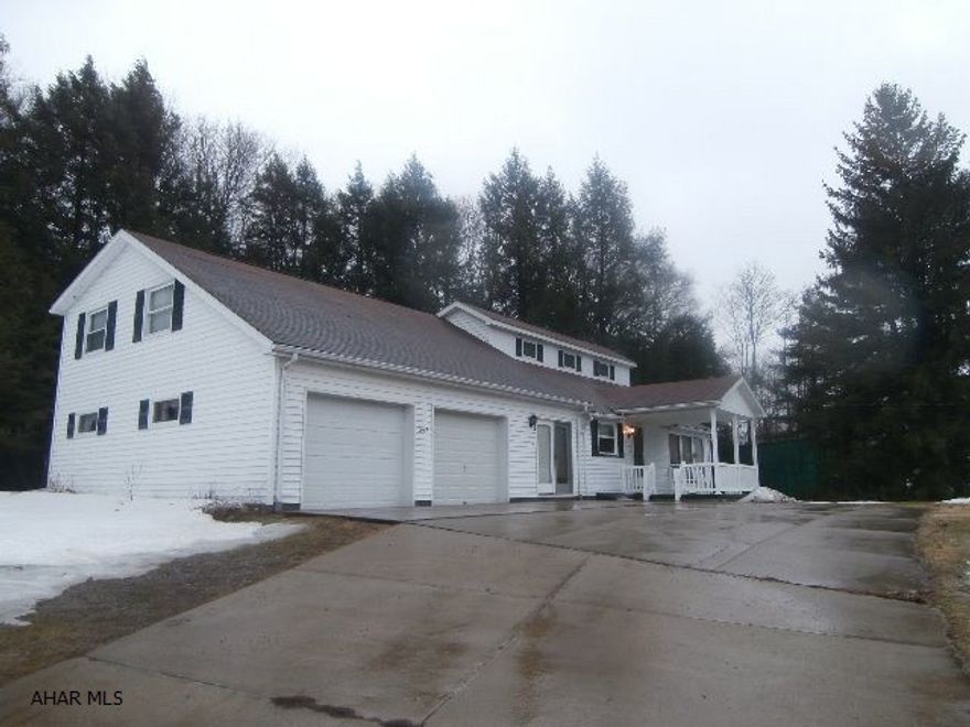 Nice 1.5 story home on a 2 acre lot. Two car garage with breezeway.