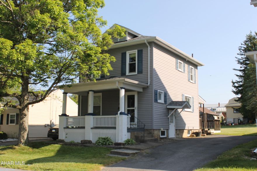 Sweet two bedroom home in the Eldorado area. As you enter the home you will find the large living room and dining room with built-in shelving dividing the two rooms. The kitchen has new appliances, large deck for easy access to grill and entertaining. The second floor offers two bedrooms, full bath and large linen closet in hallway that is also attic access. Private driveway for off street parking, central air, storage shed and large flat yard. Don't wait, call today to schedule your private tour.