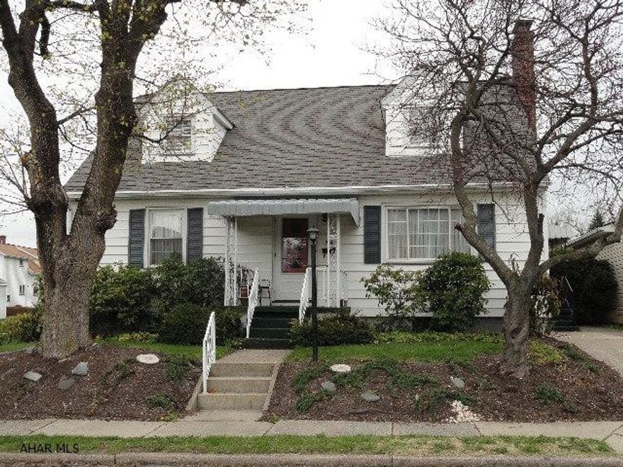 Beautifully maintained 57th Street Cape Cod. 4 bedrooms (one being used as a den/study), 2 full baths, large spacious rooms, hardwood flooring, gas fireplace, basement family room, loads of storage including cedar closets. Private back yard w/patio. A one of a kind home with wonderful curb appeal. This charming house is not to be missed!!!