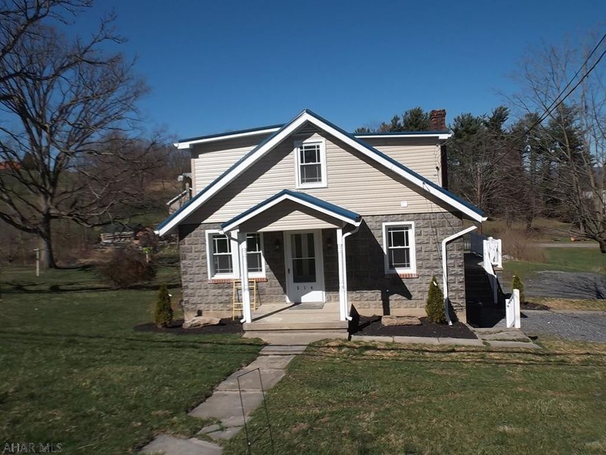 Maple Hollow area - Hollidaysburg area School District - LOVELY and completely remodeled throughout.  This home needs nothing from the new owner,  just to move in and make memories.  Very large yard (.66 acre) for the kids to romp in or the dogs to run around.  Have cookouts on the rear deck..........Hang clothes to dry on the clothesline in the warm summer breeze!  WHEN YOU GO UPSTAIRS to see the Master Bedroom, don't just "peek"  around the corner.............make sure you see the full Master Bath AND the walk in closet w/laundry.  The integral garage allows you to stay out of the rain/snow when bringing in all the groceries.    Call agent today for your private tour.