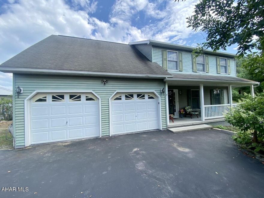 Situated on 2 acres on a private cul-de-sac in Scotch Valley this home has so much to offer.  The first floor features an open floor plan with natural lighting.  The sunroom is perfect for early mornings.  The rear trex deck, and back yard make entertaining a dream.  Rear yard boarders Canoe Creek State Park.  The second floor has laundry, 2 full bath and 4 large bedrooms.   A property this unique will not last long.