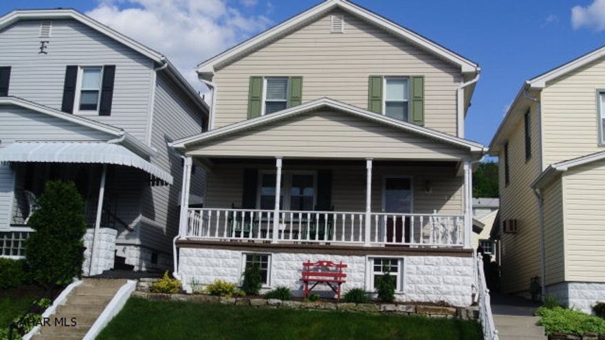 Very, very clean well maintained 2 story. New windows, recessed lights. 1.5 baths, 3 bedrooms. Covered patio & open deck to enjoy the summer. Above ground pool, fenced yard. Detached 2 car garage. This home is move in ready.