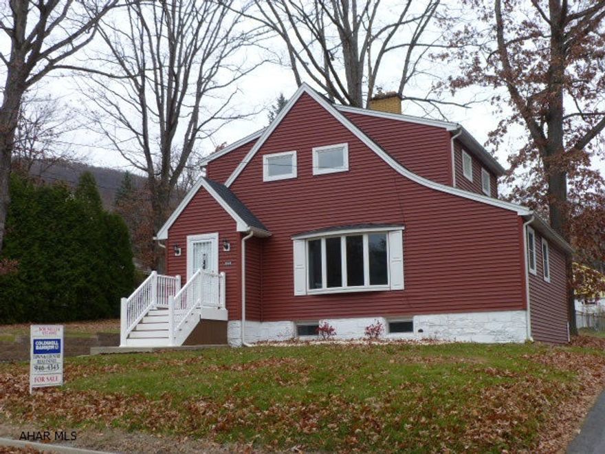 All new on Juniata Gap Road. This 3 bedroom home has great curb appeal and is all new inside! Spacious 1st floor offers an oversized eat-in kitchen with tile flooring, a large formal dining room with new hardwood flooring. The bright living room boasts a brick fireplace and bay window. Convenient 1st floor laundry off of the office area. Each bedroom on the 2nd floor has refinished hardwood and closets. The basement is clean and able to be easily finished! Enjoy your huge outdoors area with a refurbished flagstone patio with fireplace.