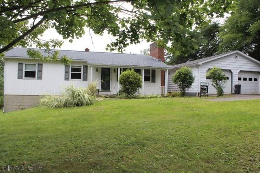 4 bedroom, 2 bathroom home in Warriors Mark, Tyrone School District. This home sits on 1.92 acres offering private living. With this homes layout it could be single family living or multi generational. Updated kitchen, hardwood floors, sun room, 2 car attached garage & 1 detached. Endless possibilities.