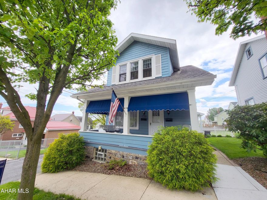Delightful 3BR 1.5 bath home that offers a formal living room and a family room addition! The family room has beautiful, custom, floor to ceiling shelving with recessed lighting.  Galley kitchen with large formal dining room.  Each bedroom has large closets and the walk-up attic is floored for an abundance of storage!
