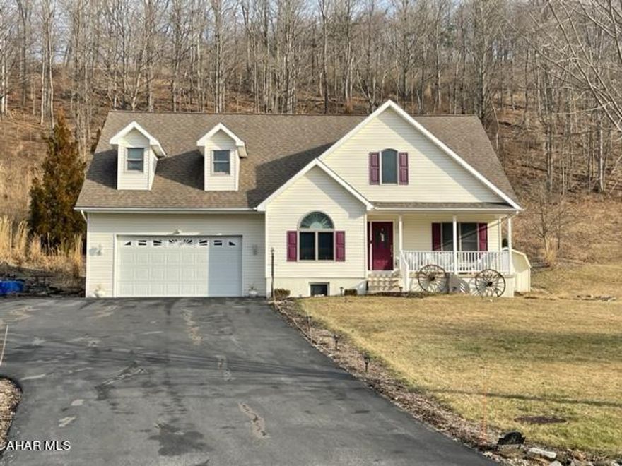 4 BR, 3 BA home for sale on quiet road by Canoe Creek State Park. This Cape Cod style home offers hardwood and tile as well as new furnace. Spacious Master BR on 1st floor with private full bath. Also has updated kitchen and family room in the basement. Too many amenities to list. Call listing agent for your private showing today!