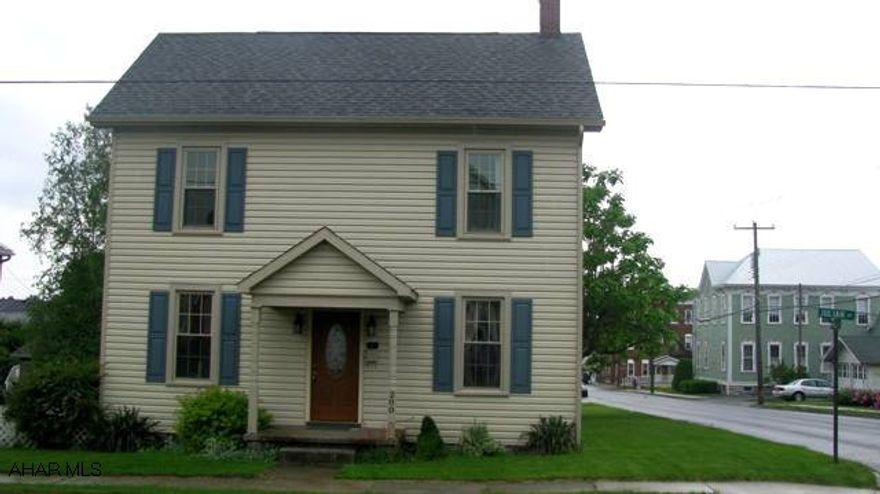 Completely remodeled and updated large, 2-story Colonial w/ 2-car, 2-story, detached garage. Could be used for a business.