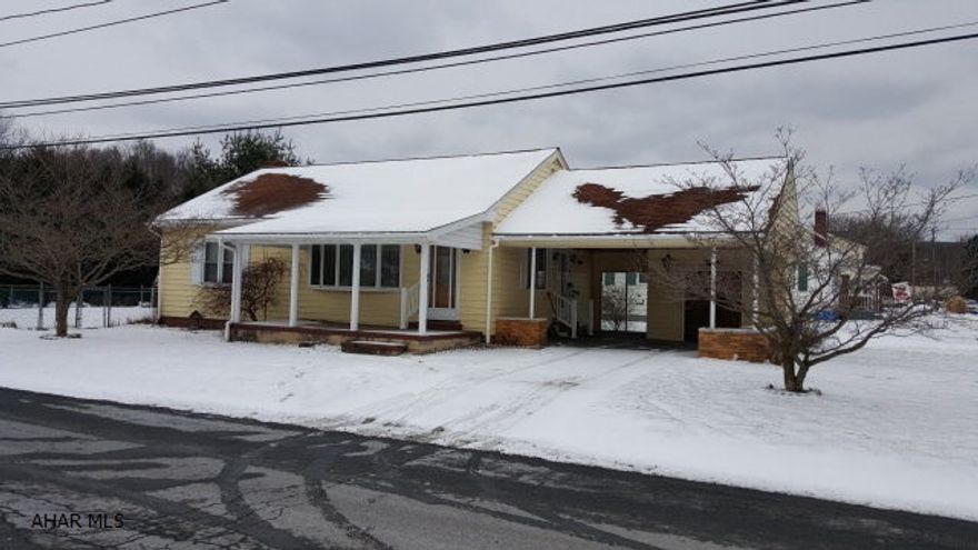 Nice property in Bellwood School District located directly behind the high school score board.  Well kept, freshly painted interior with hardwood floors throughout (and under carpeting). Lovely kitchen with adjacent dining room for easy entertaining.  Basement has been finished, and includes laundry/3/4 bath and plenty of space for storage.  This property has an attached car port with enclosed space for lawn and garden tools.  Attic could possible be finished into bonus room, or converted into a 4th bedroom. Don sweat the summer heat, because the property includes a fantastic in-ground pool.  All appliances including refrigerator, range, built in dishwasher, washer and dryer are included in the sale.  New furnace (2105) and themooane windows throughout. Don't let this one pass you by!