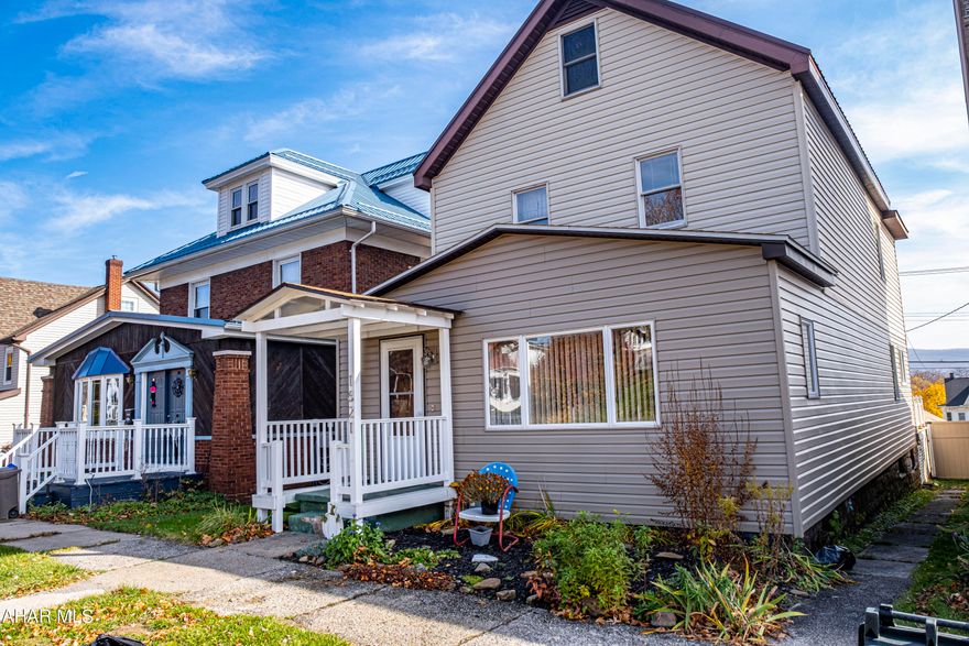 Charming & inviting - this home is located in a great area within Altoona and is move-in ready! Pristine from top to bottom - this is a must see! 3 bedrooms (with an additional room for a 4th), 1 bath, 2 car garage and tons of updates throughout the house including newer roof, hot water tank, and furnace has been assembled ready for central air. Hardwood floors throughout. Nice deck off the kitchen with beautiful views. Maintained and taken well care of by one owner for the last 50 years.