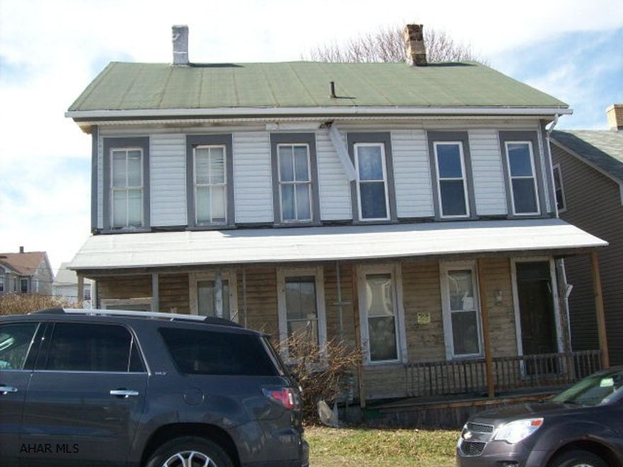 Great investment opportunity. Side by side Duplex. 3 bedrooms each side. Utilities separate.